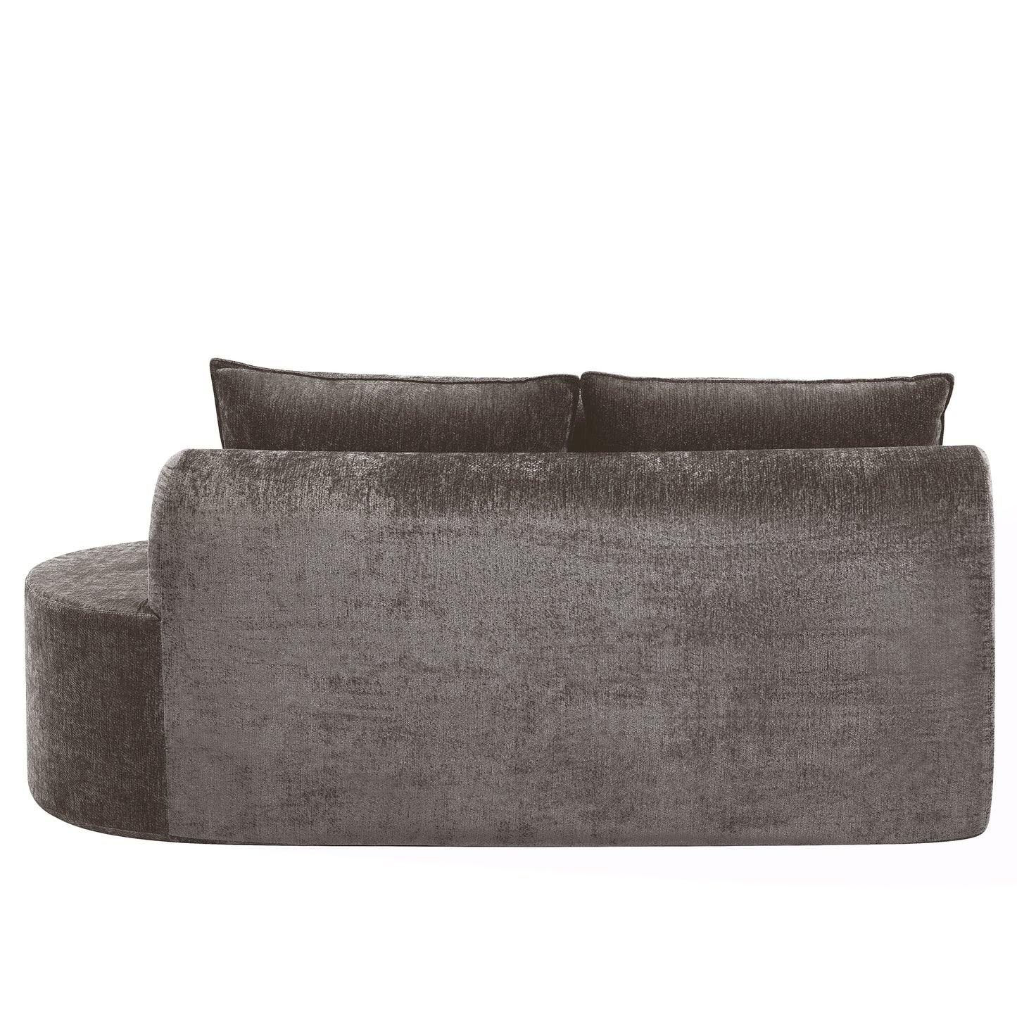 138.6  Modern Curved Modular Sectional Sofa With High-Density Fully Compressed Sponge, 2-Piece Set, Fully Assembled Left Right Hand Facing, Perfect For Living Room, Lounge