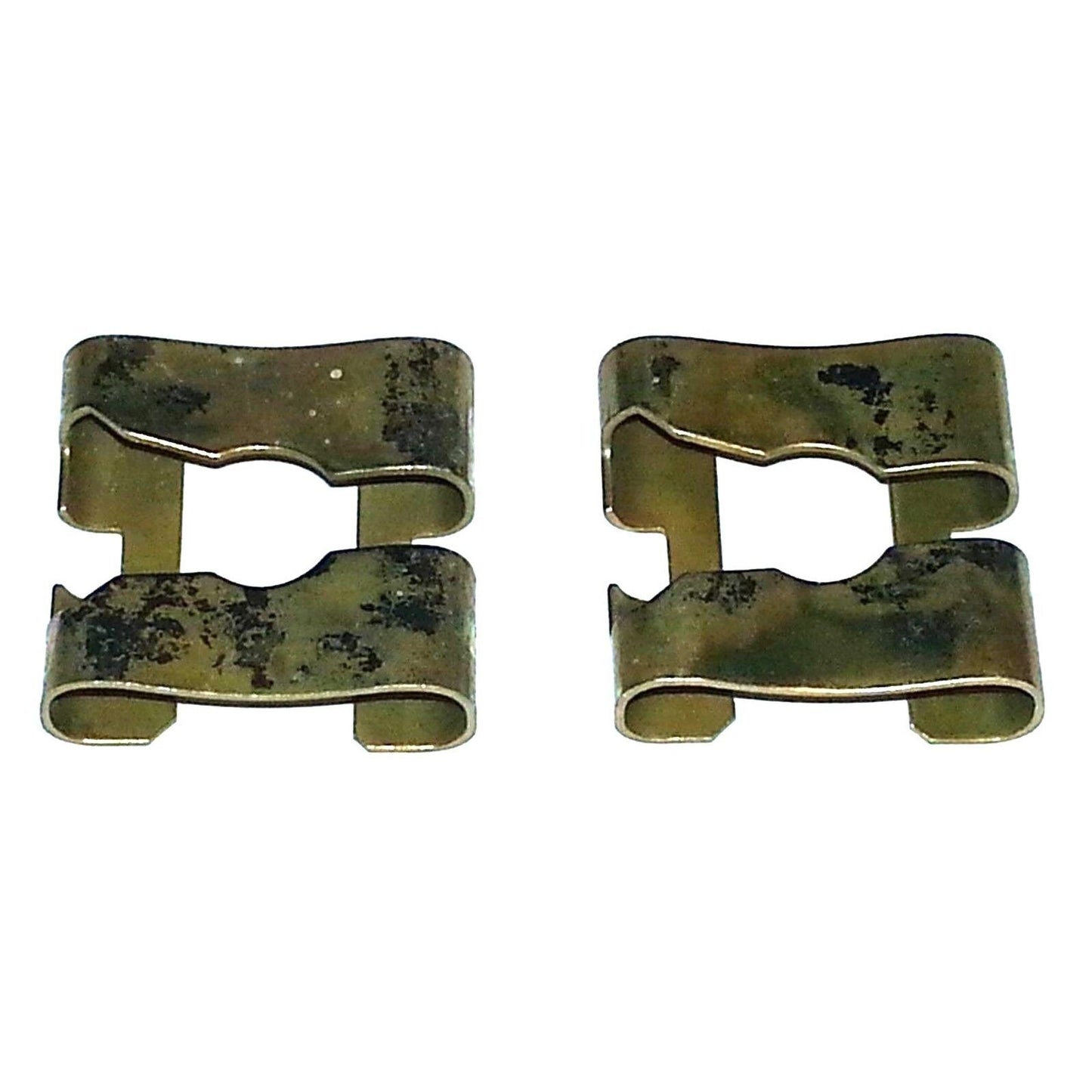 For 65-74 NOS Side Door Rear Quarter Window Glass Regulator Arm Retainer Clip 2pc GM