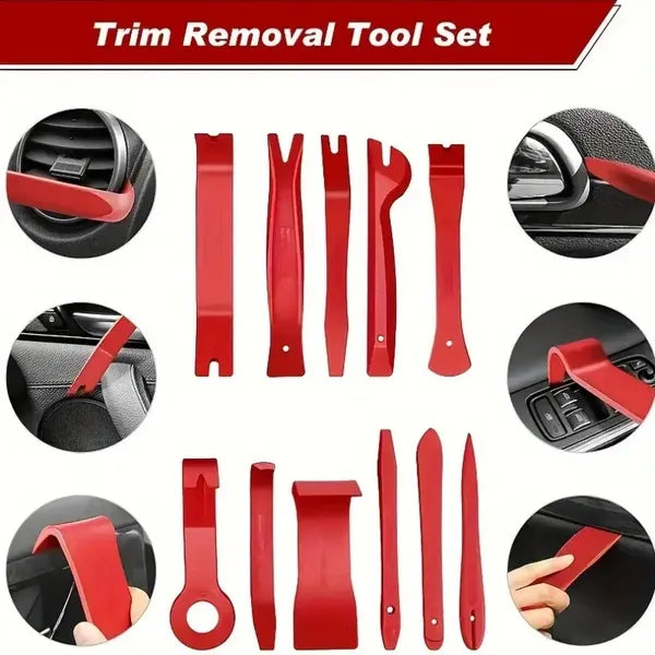 Car Interior Removal Tools Trim Pry Removal Tools Car Removal Tool Kits Door Panel Radio Stereo Audio Dashboard Terminal Repair Kits. Pry Tools, Door Panel Removal Tools, Clamp Tools, Fastener Removal