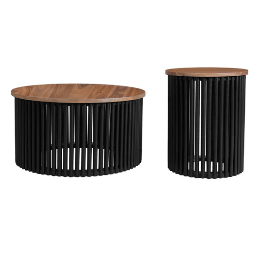 PATIO FURNITURE SETS  ACACIA SOLID WOOD COFFEE TABLE   ACACIA SOLID WOOD SIDE TABLE