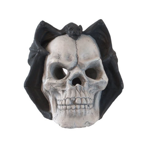 Fire Pit Demon Skull Gas Log For Ventless  Vent Free, Propane, Gel, Ethanol, Electric, Outdoor Fireplace And Fire Pit, Halloween Decor - Patent Pending