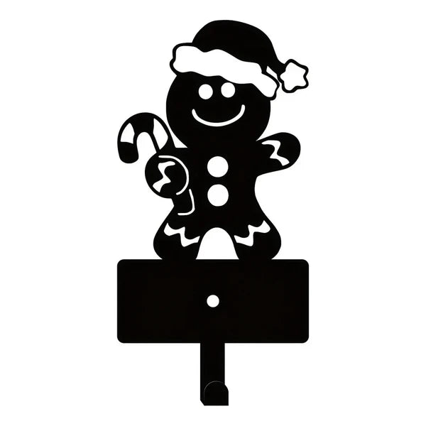 CIFbuy 2 Pcs Gingerbread Man Metal Key Hooks Christmas Themed Wall Decor - TikTok, Temu Pick-up Service
