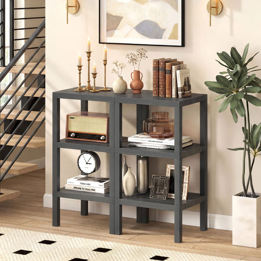 6 Tier Plastic Modular Storage Shelves For Living Room And Kitchen High-quality PP For The Living Room, Bathroom And Kitchen