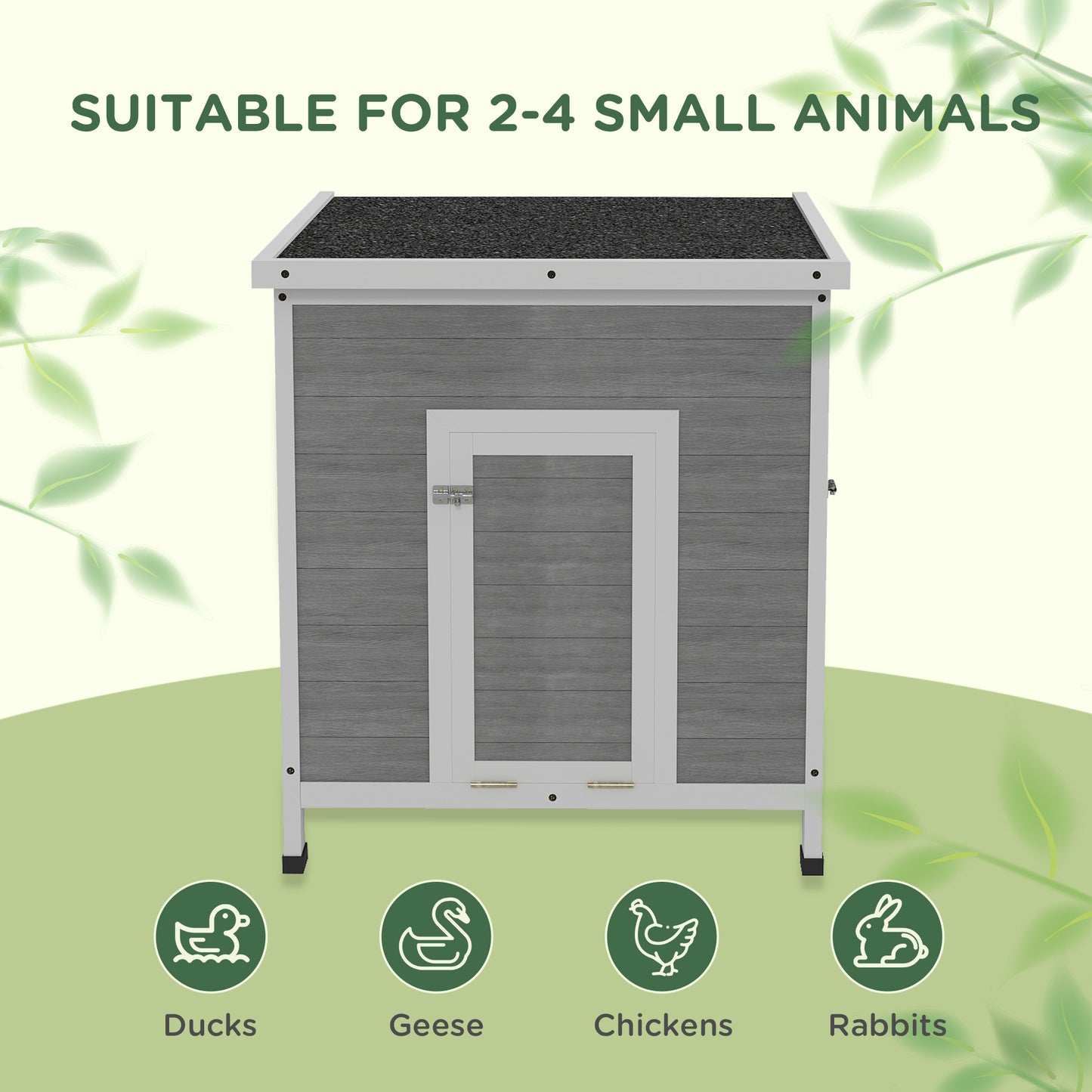 Wooden With Openable Roof Cage, Removable Floor, Double Doors