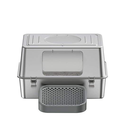 Only Self Pickup---All-stainless Steel Cat Litter Box - K1