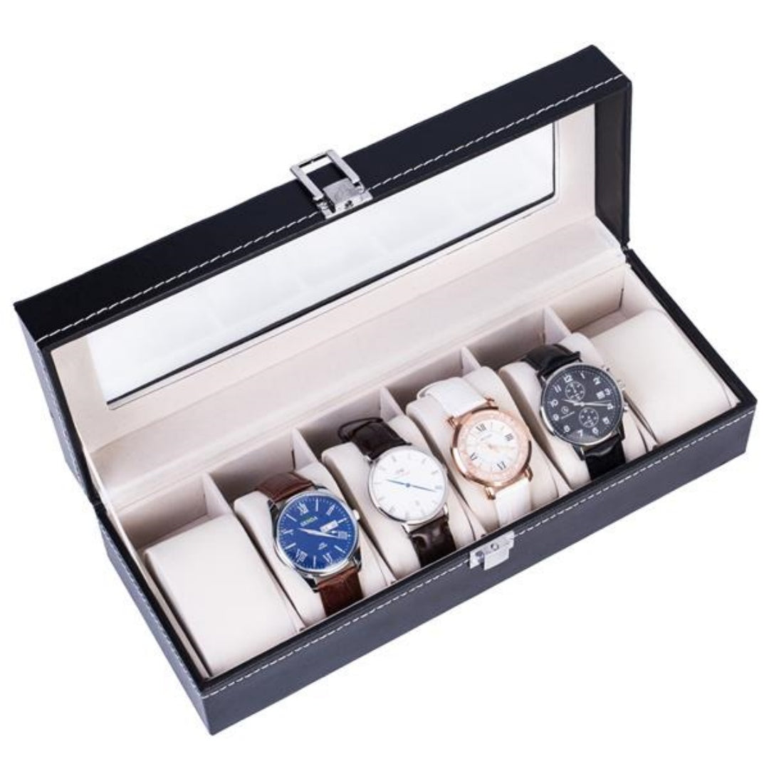 6-position Watch Storage Box