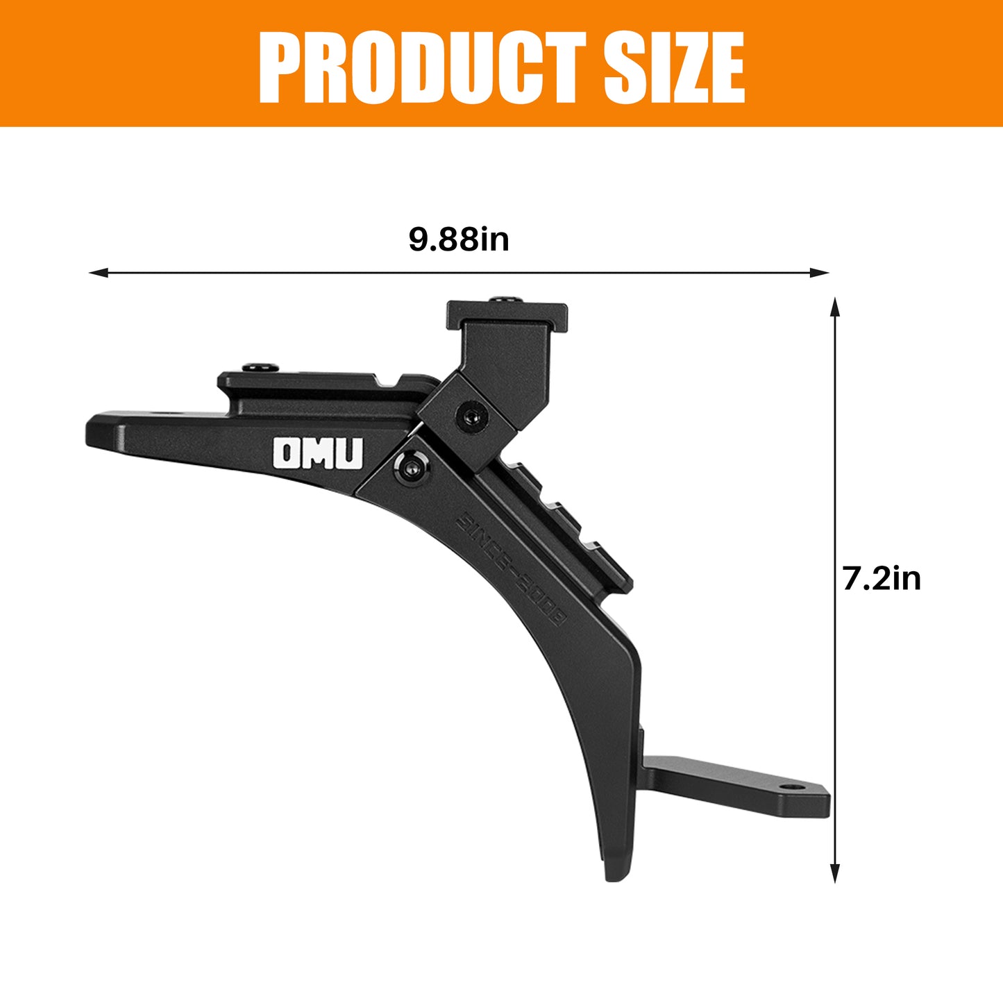 OMU Genesis Series A-Pillar Light System Mount For Jeep Wrangler 4XE  Not Fit JT Mojave   JT Sand Runner And Rubicon 392