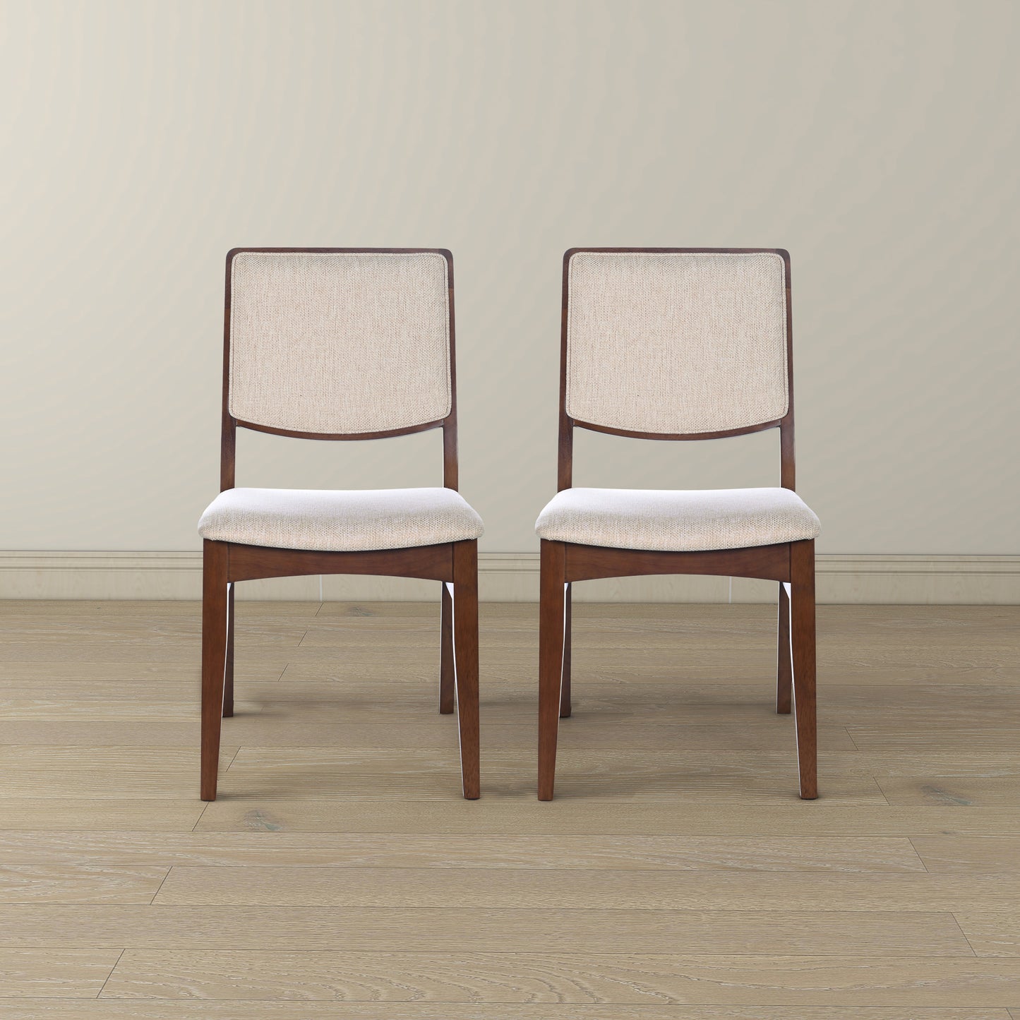 Skylar Beige Fabric Dining Chair   Set Of 2