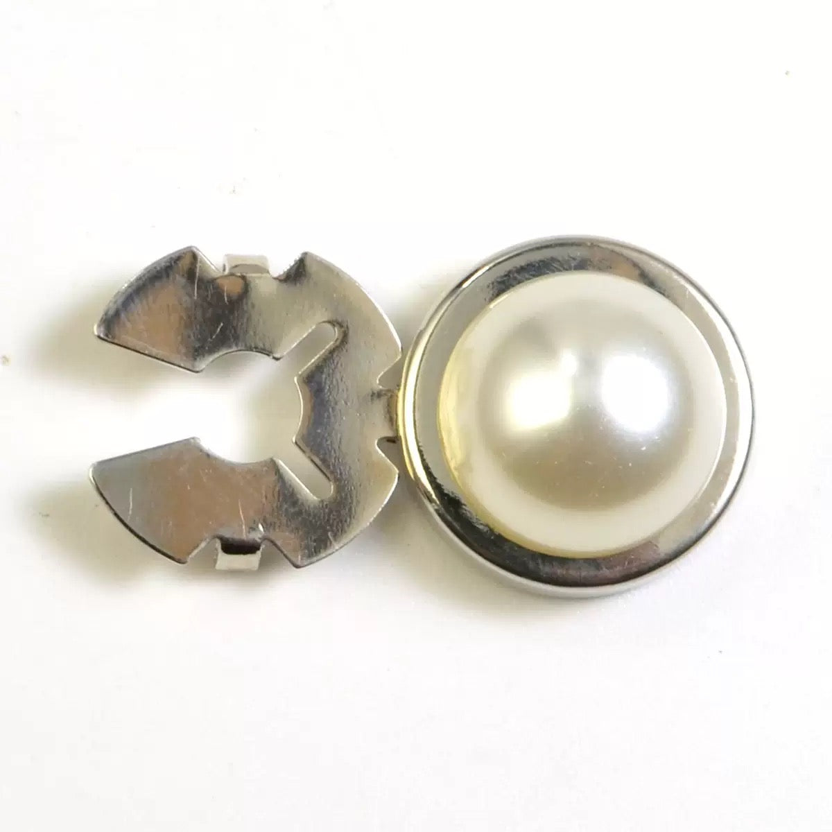 Luxury Rhinestone Button Covers Clip-On Shirt Cufflink Pin