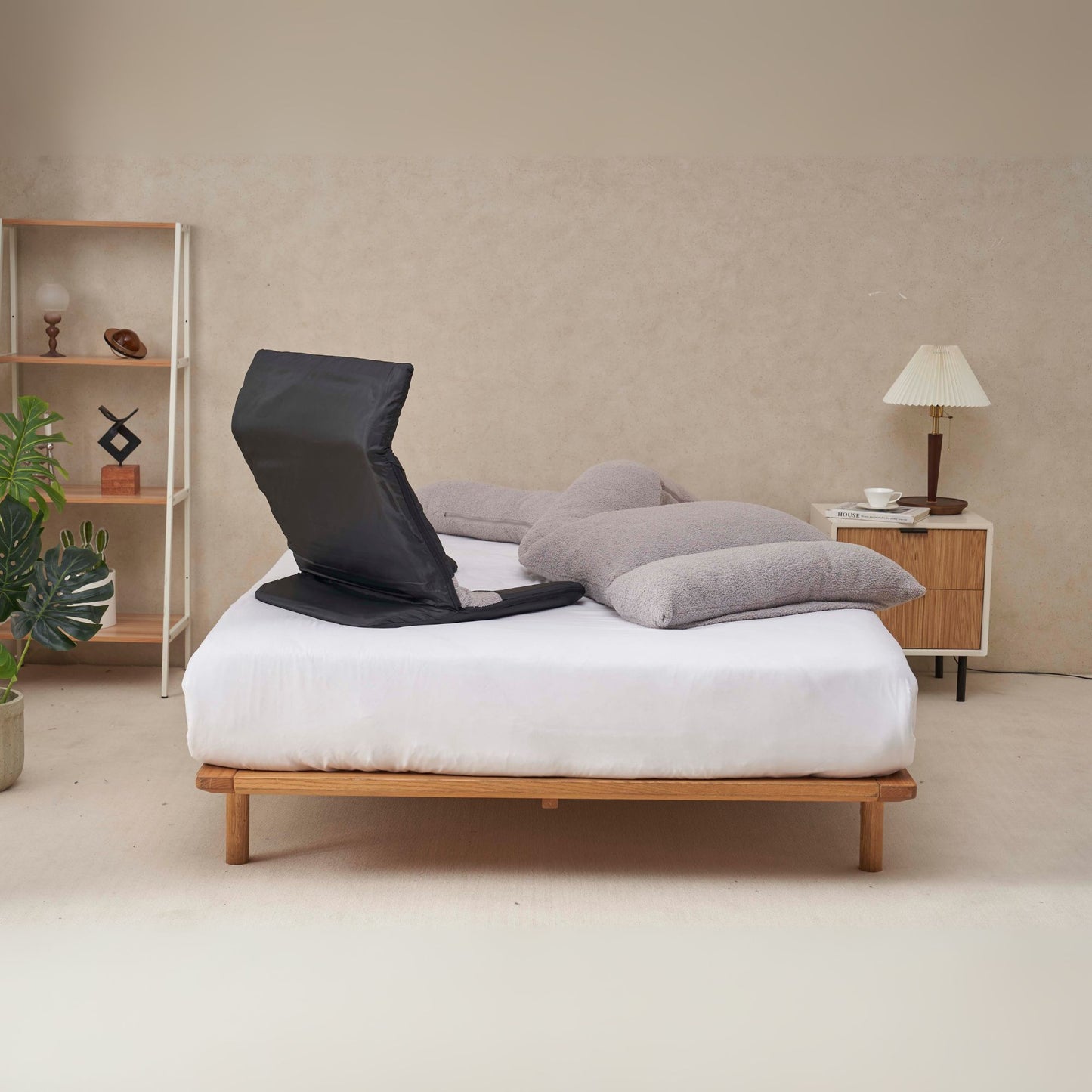 Adjustable Head And Waist,U-shaped Full-body Recliner For Sleeping,reading And Physiotherapy