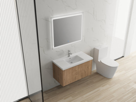 Modern Design 36 Inch Float Mounting Bathroom Vanity With Sink Soft Close Door,2 Doors-00636 IMO KD-Packing