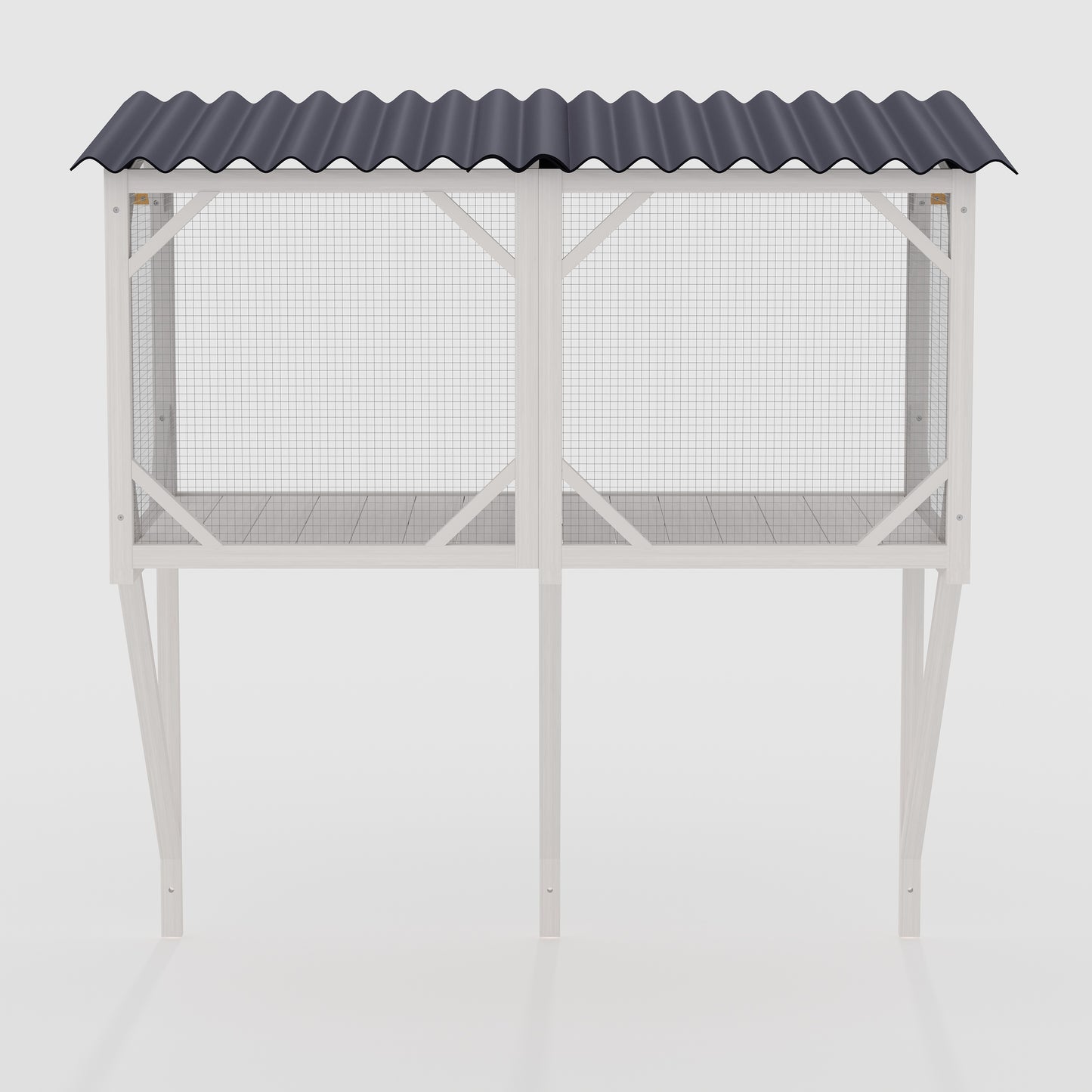 Cat Window Box, 43.3  Catio Outdoor Cat Enclosure For Sunbathing, Napping & Viewing, Window Perch For Large Indoor Cats - All Weather Use, Cat Cage