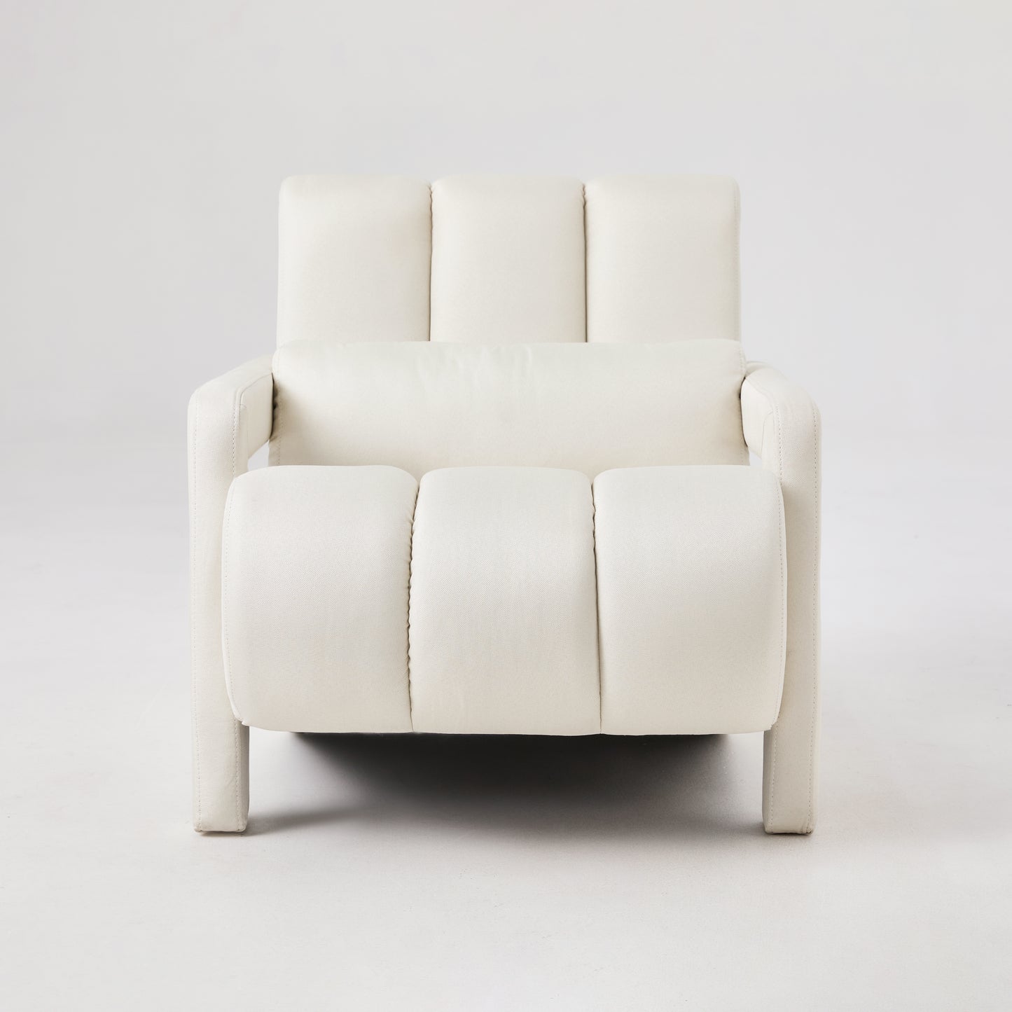 Modern Upholstered Accent Chair, Comfortable Linen Fabric With A Pillow For Living Room,bedroom. Linen, Beige