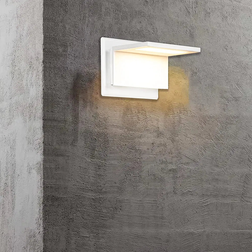 Inowel Wall Light Outdoor LED Wall Mount Lamp Modern Wall Mount Sconce Lantern Fixture For Porch Front Door 17309