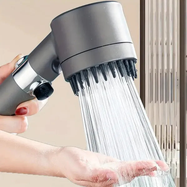 Wall-Mounted Rain Shower With 5 Filters - High-Pressure Design & Elegant Painted Surface For Modern Bathrooms
