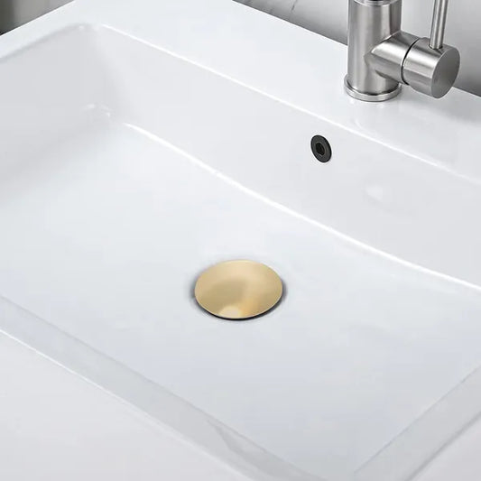 Bathroom Sink Drain With Overflow, Vessel Sink Lavatory Vanity Pop-Up Drain Stopper, 304 Stainless Steel