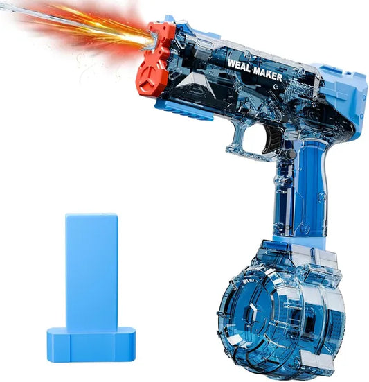 2025 Upgraded Electric Water Gun, With C Charging Function, Transparent Automatic Water Spray Gun, Powerful Power, IP67 Waterproof, Range Up To 26 Feet, Suitable For Children And Adults