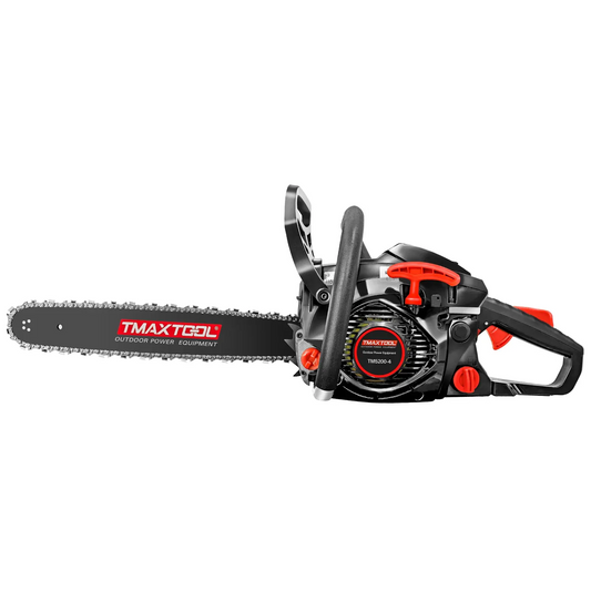 TMAXTOOL 62cc Powerful 20 Inch  16 Inch Gas Chainsaw With 2 Stroke Perfect For Pruning, Limbing, And Sawmill Operations-black