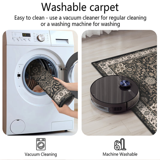 Kitchen Rug Sets Of 3 Washable Boho Kitchen Rugs And Runner Carpets Non Slip Kitchen Area Rug For Laundry Room Entryway Hallway