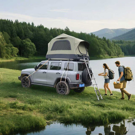 Truck Roof Tent, Car SUV Roof Tent Inflatable,Roof Top Tent Camping For 2 Person,Easy To Set Up