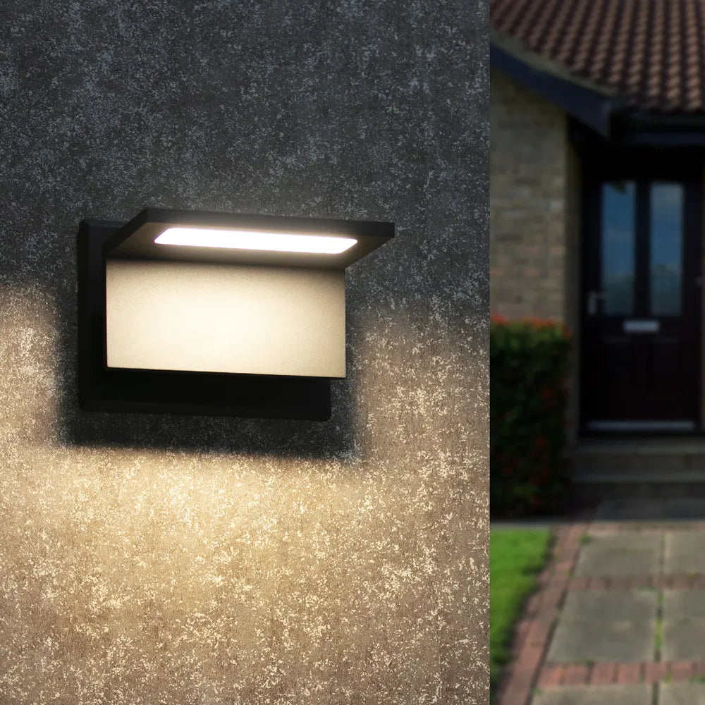 Inowel Wall Light Outdoor LED Wall Mount Lamp Modern Wall Mount Sconce Lantern Fixture For Porch Front Door 17309
