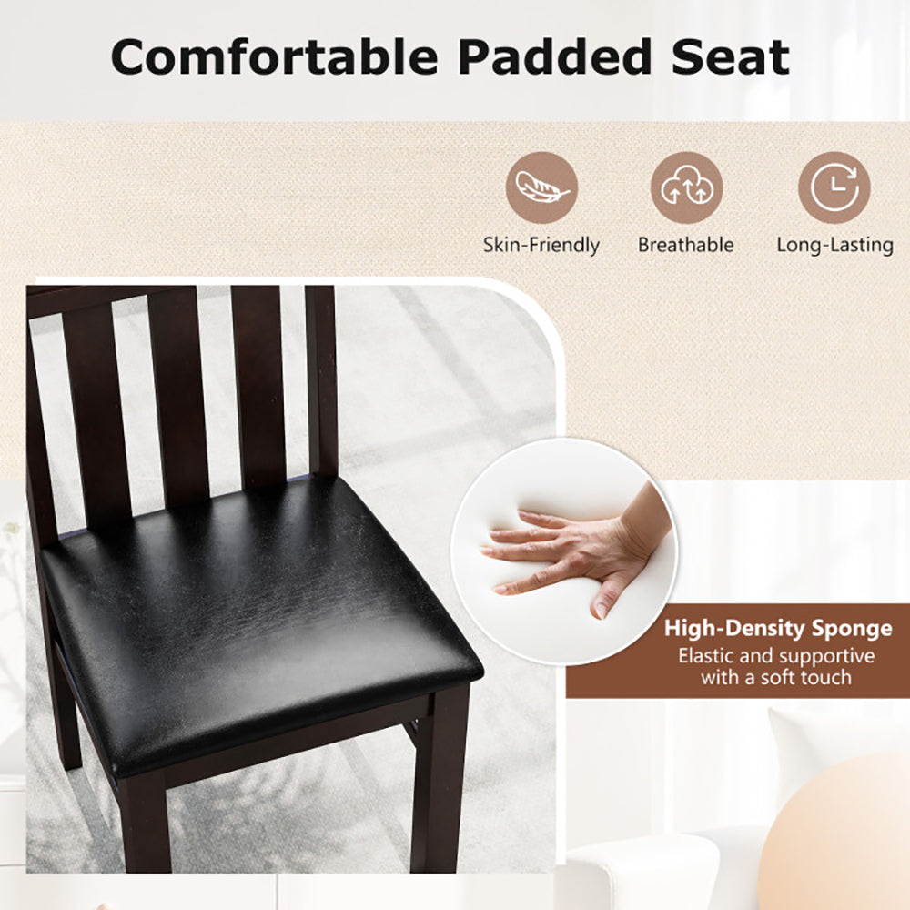 Dining Chairs High Back Dining Room Chairs Set Of 2 PU Leather Of Up 330 Lbs For Dining Rooms, Kitchens, Living Rooms