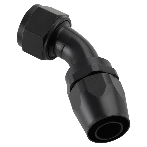 AN16 AN-16 Hose Fuel Line Rubber Nylon Braided 5FT With 90 Degree AN Fittings 45 Degree Straight Adapter
