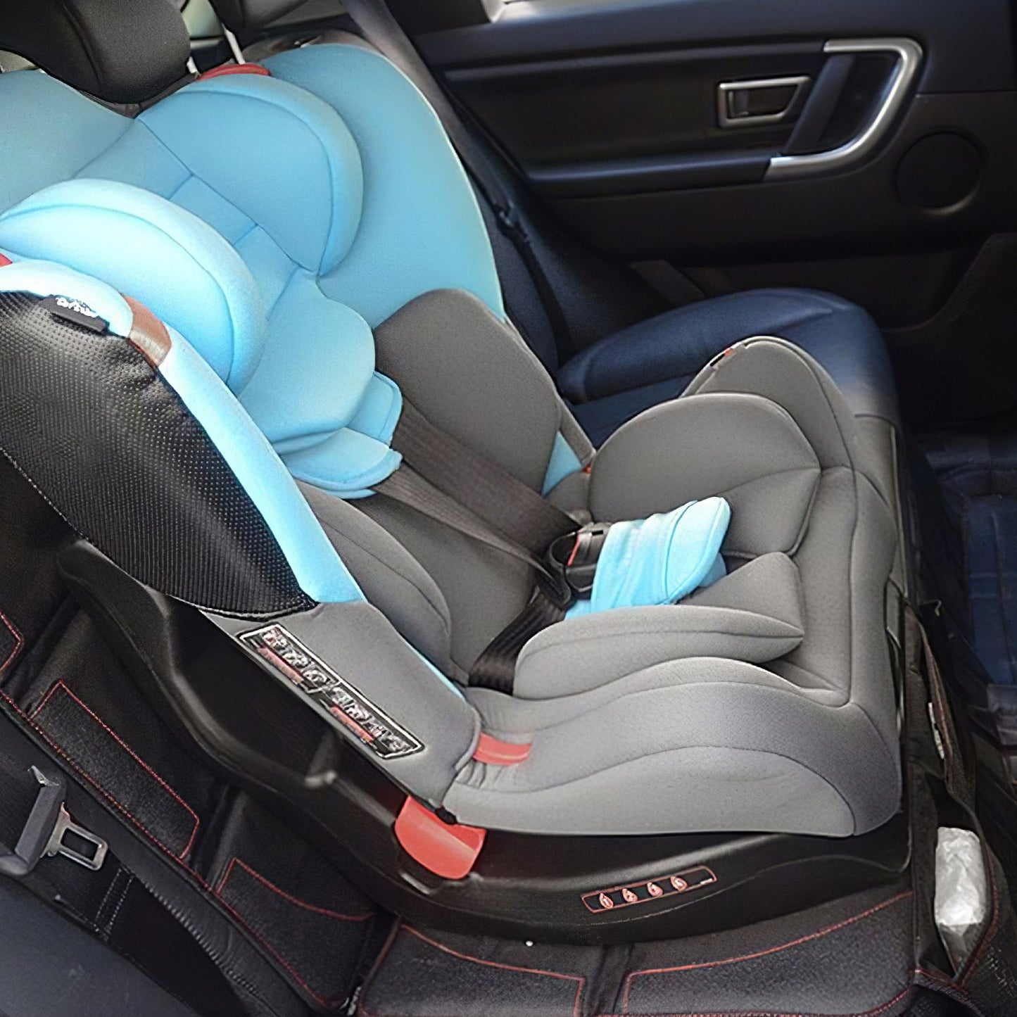 2 Packs Car Seat Protector Cushion Mat Pad For Car Renovation With Thick Padding Protector For Child Baby Car Seat Mesh Pockets