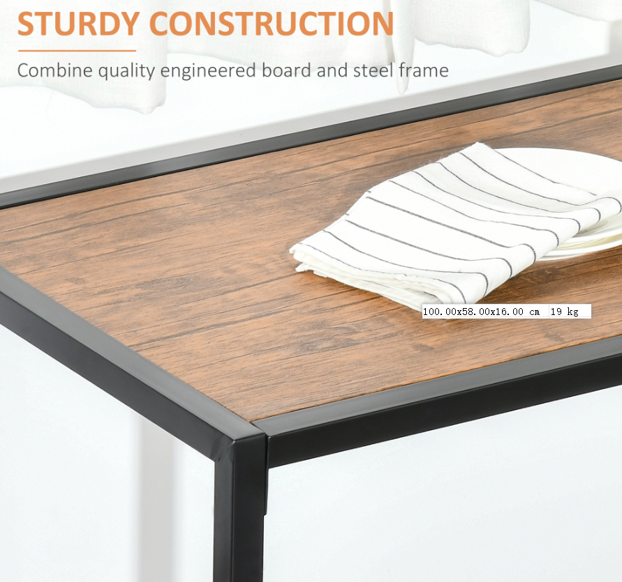 Industrial Dining Table Set For 2 Compact Kitchen Table And Chairs Rustic Brown For Small Spaces