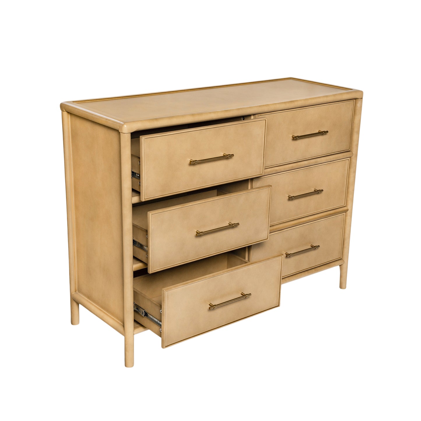 Storage Cabinet, Stylish Style, Suitable For Living Room And Dining Room Entrance, Large Size, 6 Drawers, Natural