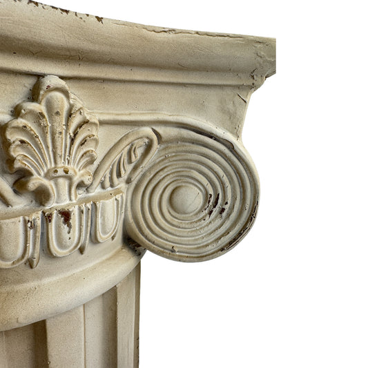Pedestal Column Plant Stand 28.93   Tall Roman Column With Base Roman Pillar Greek Column Magnesium Oxide Statue Sculpture Pedestal Stand Holder For Indoor Outdoor Wedding Birthday Party Decorate