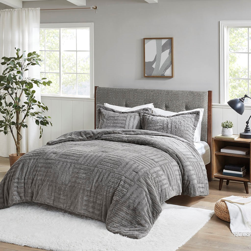 Full Queen Fur Down Comforter Mini Set