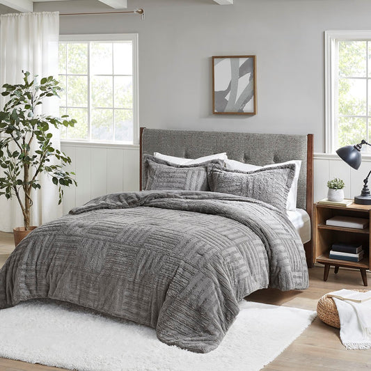 Full Queen Fur Down Comforter Mini Set