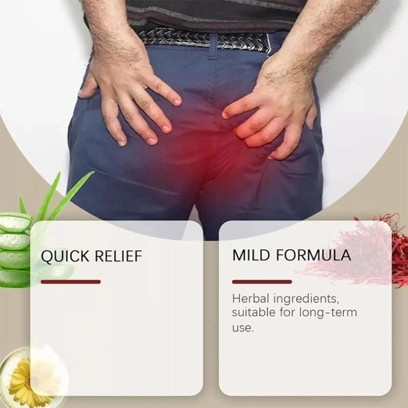 Hemorrhoids Remove Herbal Cream Relief Piles Pain Reduce Itching,Natural Herbal Hemorrhoids