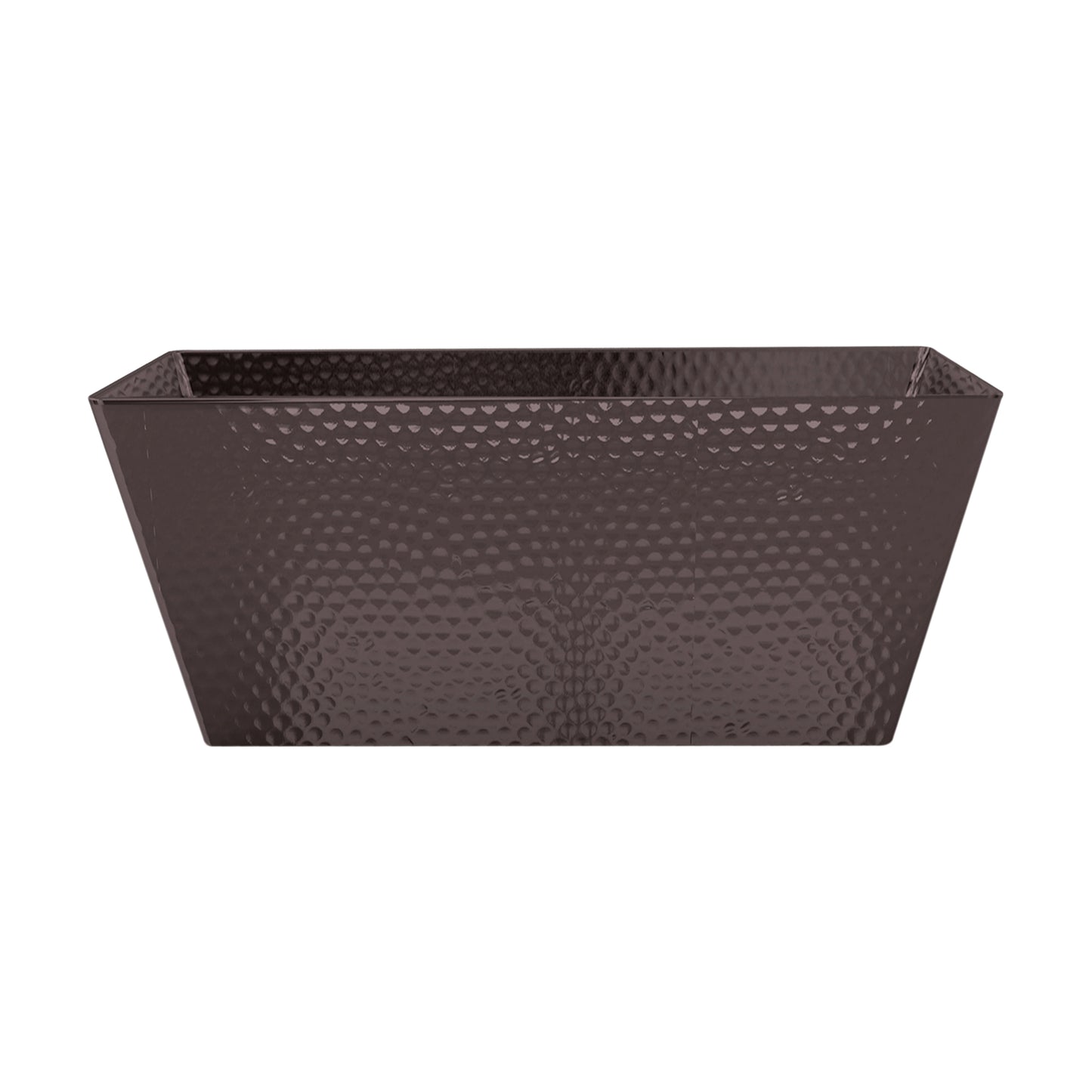 Hammered Stainless Steel Vanity Toilet Tank Tray  Oil Rubbed Bronze Finish