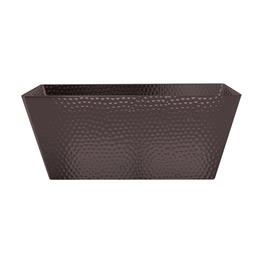 Hammered Stainless Steel Vanity Toilet Tank Tray  Oil Rubbed Bronze Finish