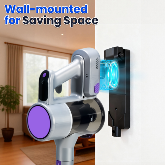 Cordless Vacuum Cleaner, Lightweight Stick Vacuum Household Anti-tangling And LED Light, Powerful Rechargeable Wireless Vacuum Cleaner