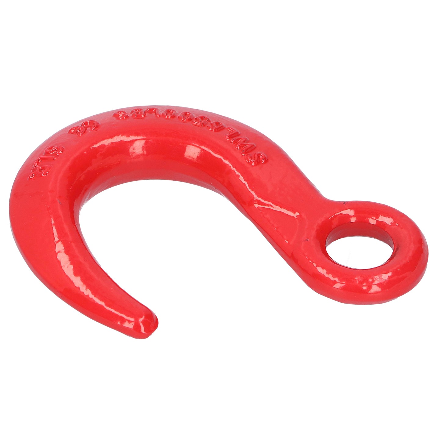 6500lb Lifting Hook Large Opening Alloy Steel Crane Hoist Hook For Construction Engineering