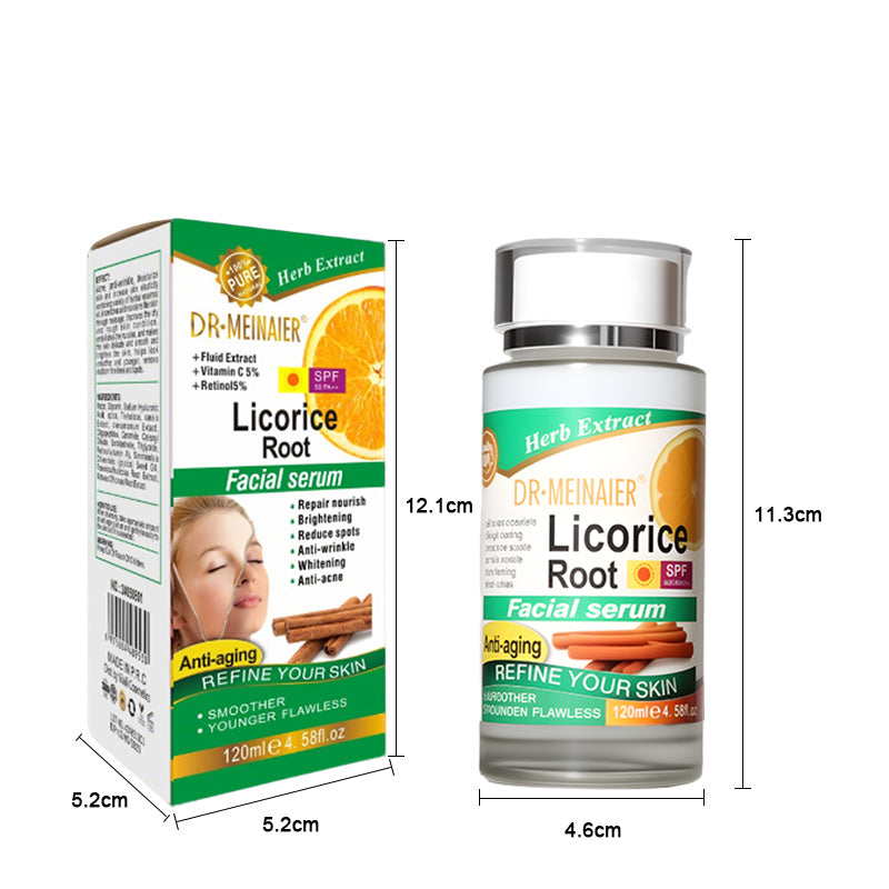 Only Supports Self Pickup With Waybill DR-MEINAIER Licorice Root Facial Serum Anti-Aging, Brightening, Wrinkle-Reducing