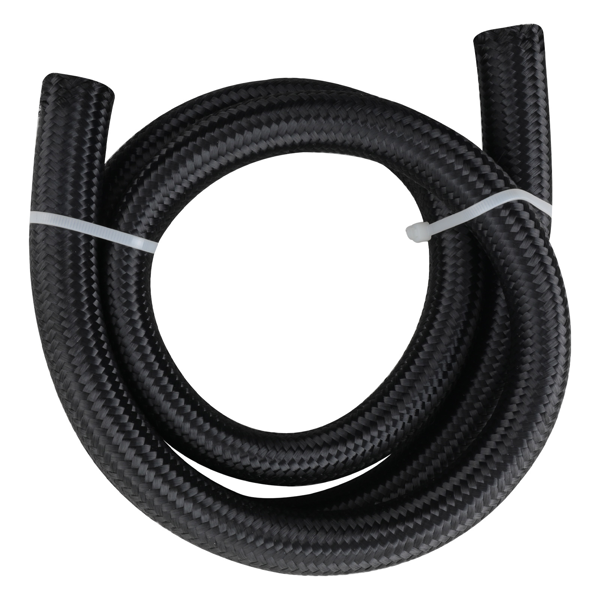 AN16 AN-16 Hose Fuel Line Rubber Nylon Braided 5FT With 90 Degree AN Fittings 45 Degree Straight Adapter