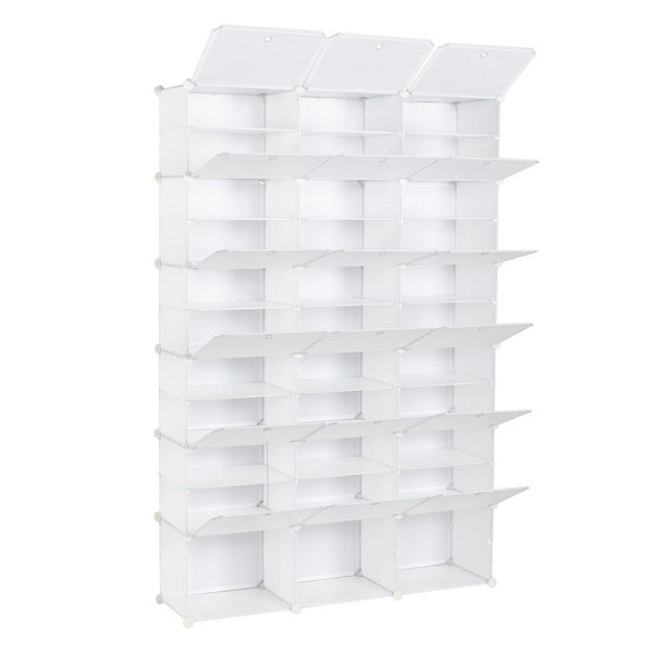 3 Rows, 12 Floors, 36 Grid Cube Shoe Cabinet
