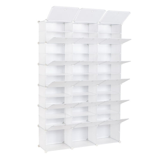 3 Rows, 12 Floors, 36 Grid Cube Shoe Cabinet