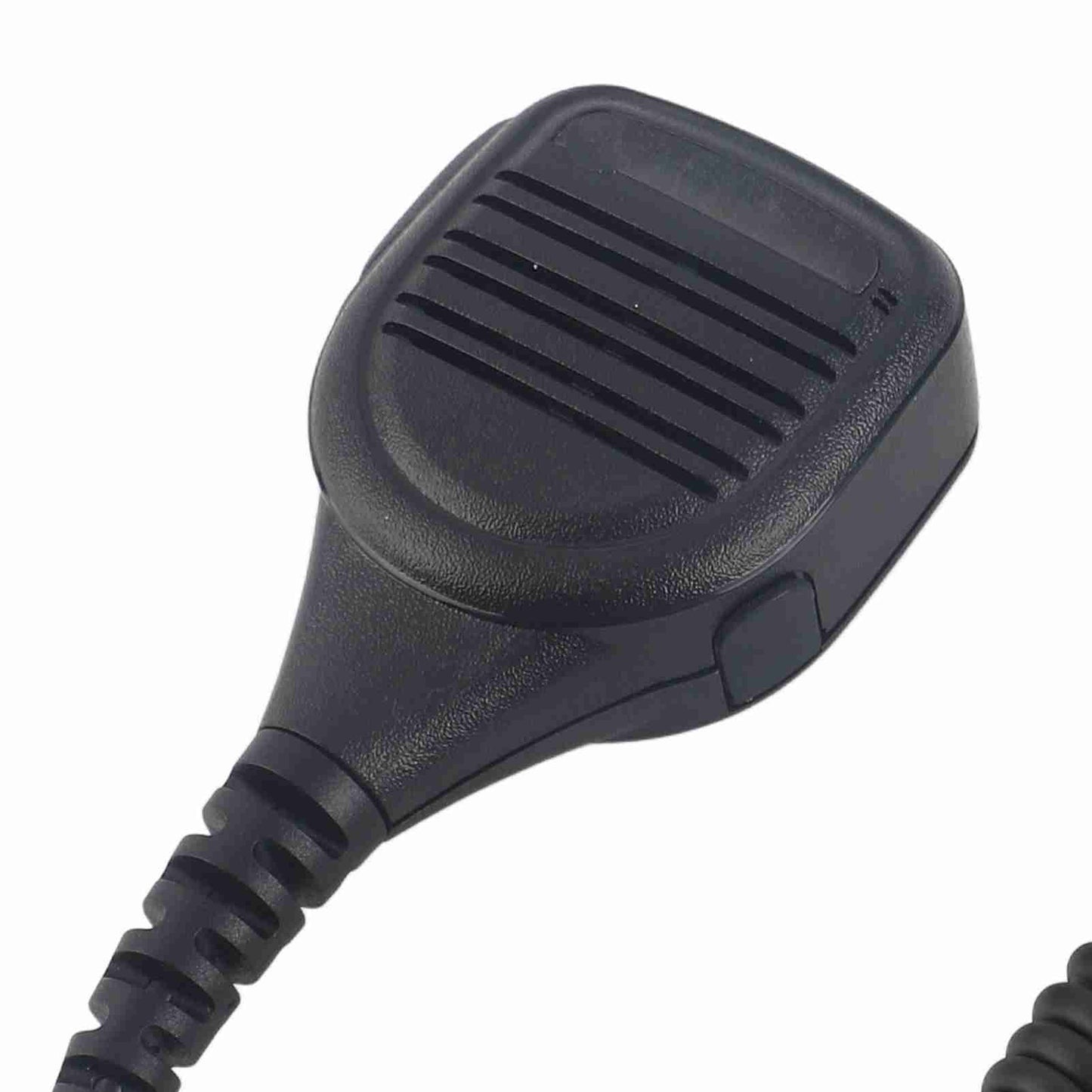 3.5mm Headphone Jack Speaker Mic Talkie Radio Hand Microphone With Steel Belt Clip