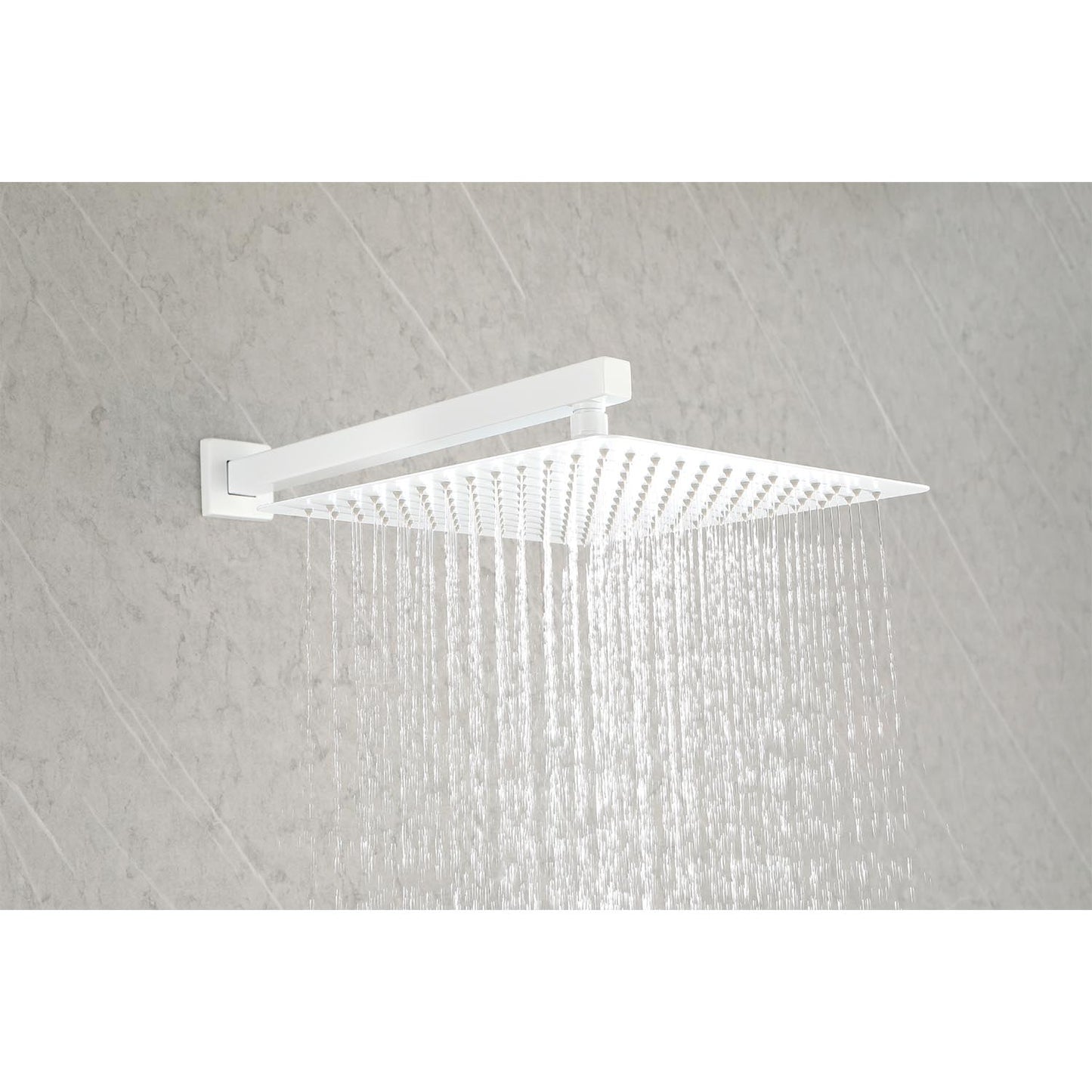 Shower System With Shower Head, Hand Shower, Slide Bar, Bodysprays, Shower Arm, Hose, Valve Trim, And Lever Handles