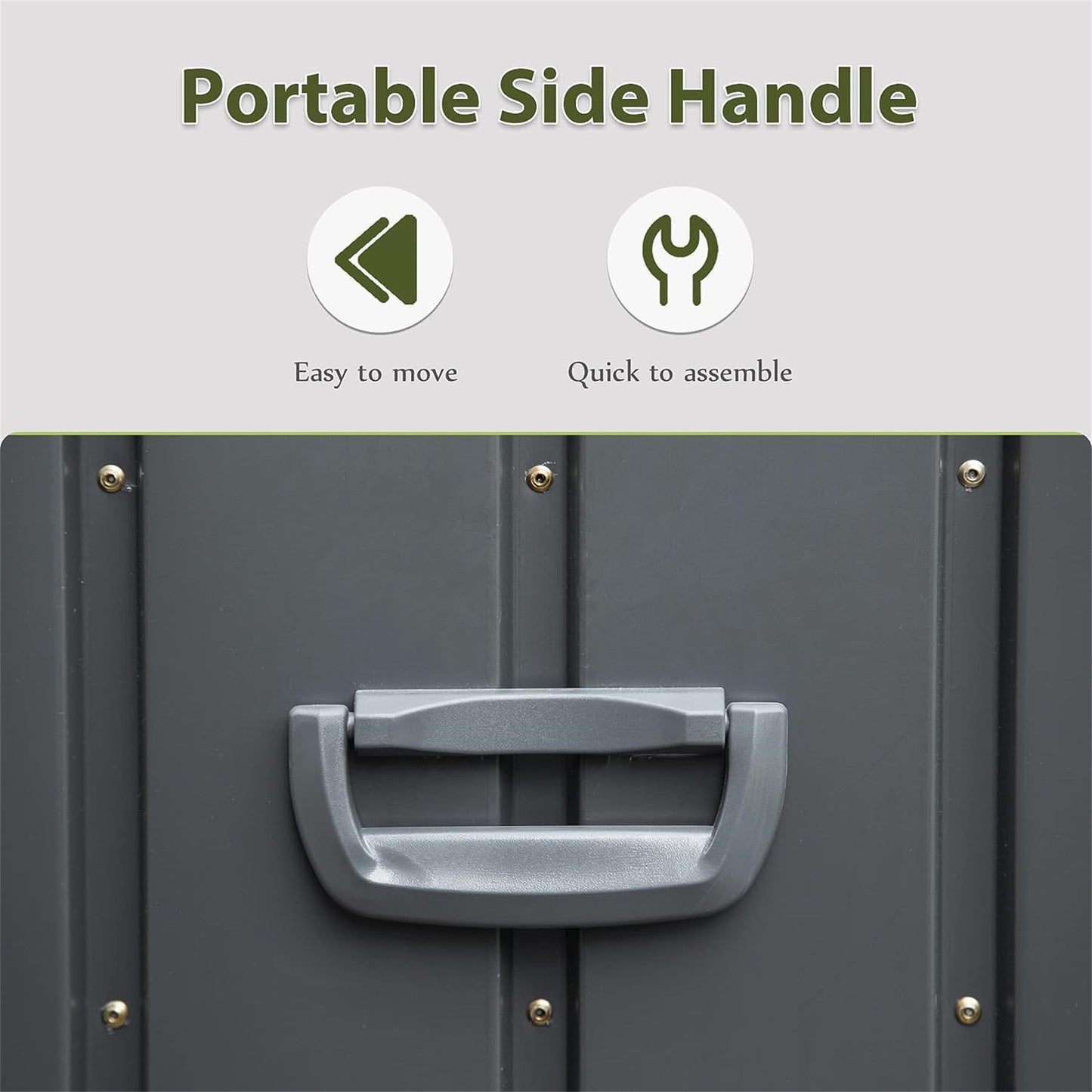 1 0 0 Gallon Outdoor Storage Deck Box Waterproof, Large Patio Storage Bin For Outside Cushions, Throw Pillows, Garden Tools, Lockable  Dark Gray