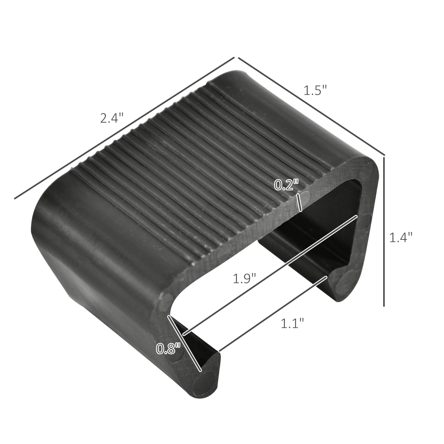 Outdoor Sectional Sofa Furniture Connector Fastener Clips - Set Of 10