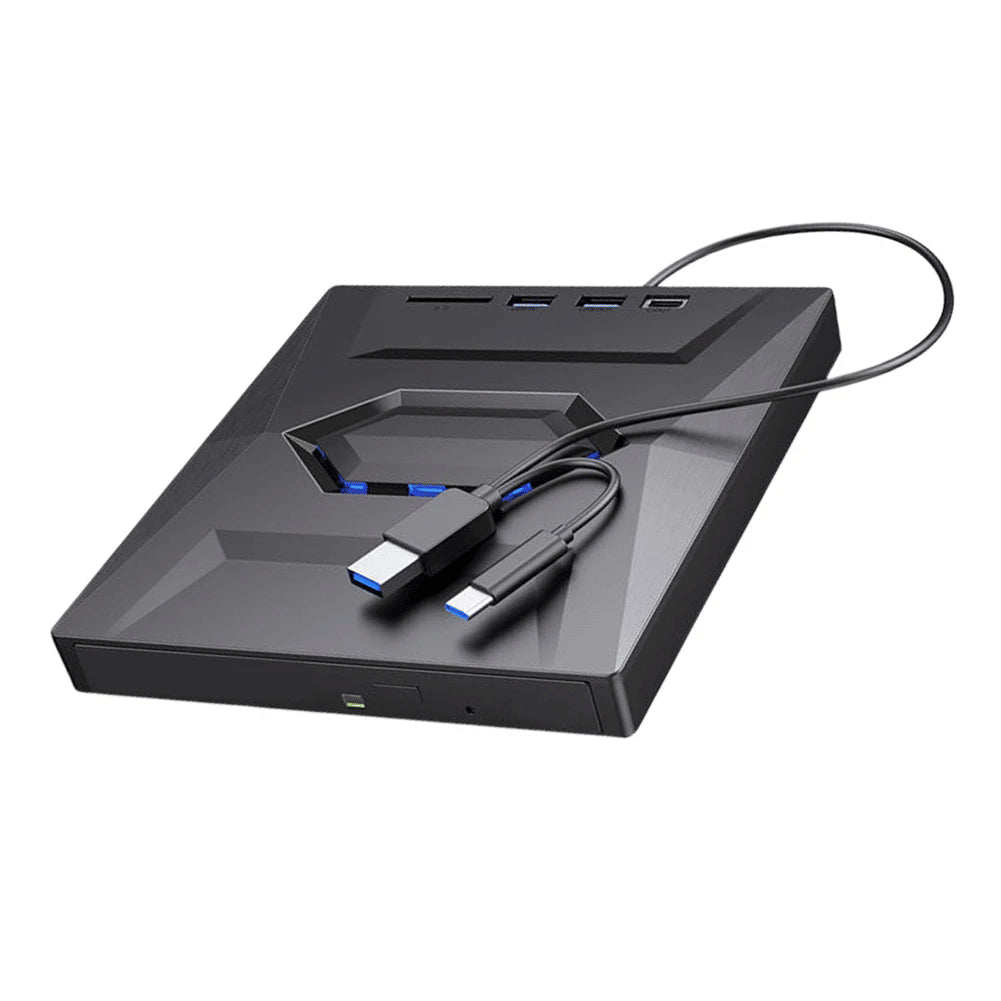 External CD DVD Drive USB 3.0 Writer Burner Player For PC Laptop Windows 11 10