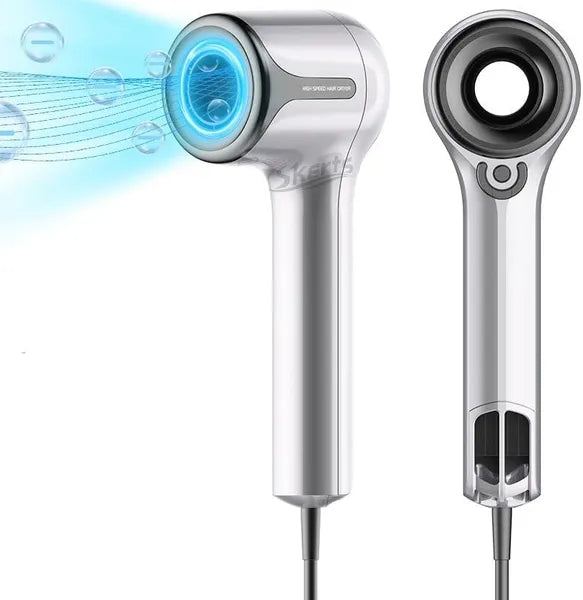 High-Speed Brushless Hair Dryer Ionic Blow Dryer With LED Display, 3 Heat & Speed Settings, Cool Shot, Low Noise Compact Hair Dryer With Diffuser For Curly Hair, Travel, Salon, Home Use