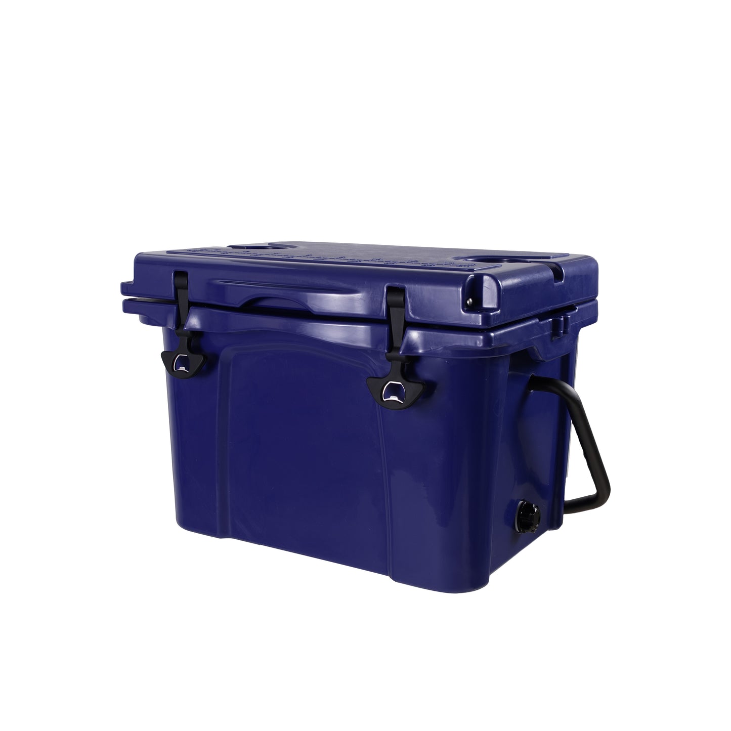 25QT Portable Cooler, Insulated Hard Cooler With Bottle Opener, Cup Holder, Forming Ruler, Travel, Beach, Camping, Fishing
