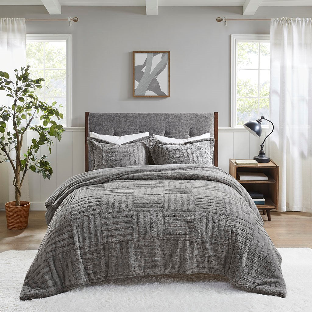 Full Queen Fur Down Comforter Mini Set